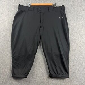 Nike Women's Vapor Select 3/4 Softball Knicker Pants XXL Black AV6642-010